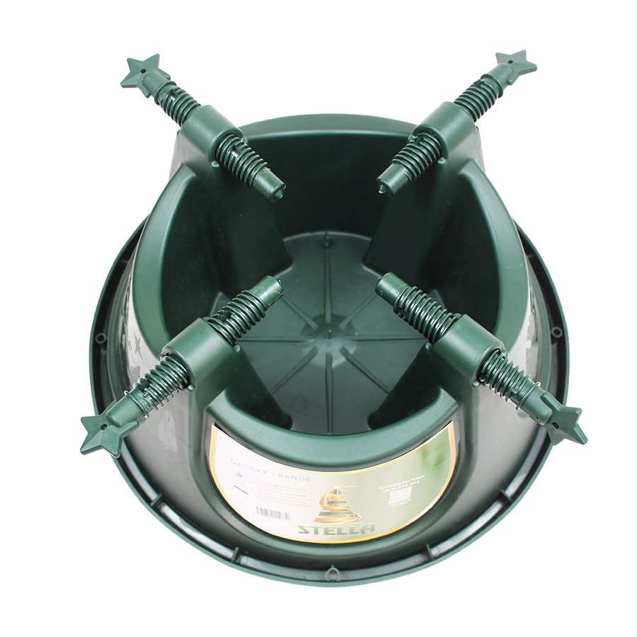 Stella Galaxy Christmas tree stand seen from above
